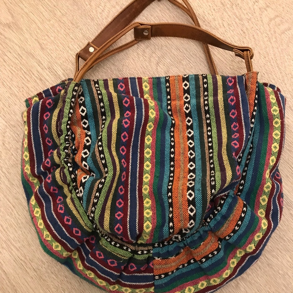 Colorful Tapestry Shoulder Bag Purse - Picture 2 of 9